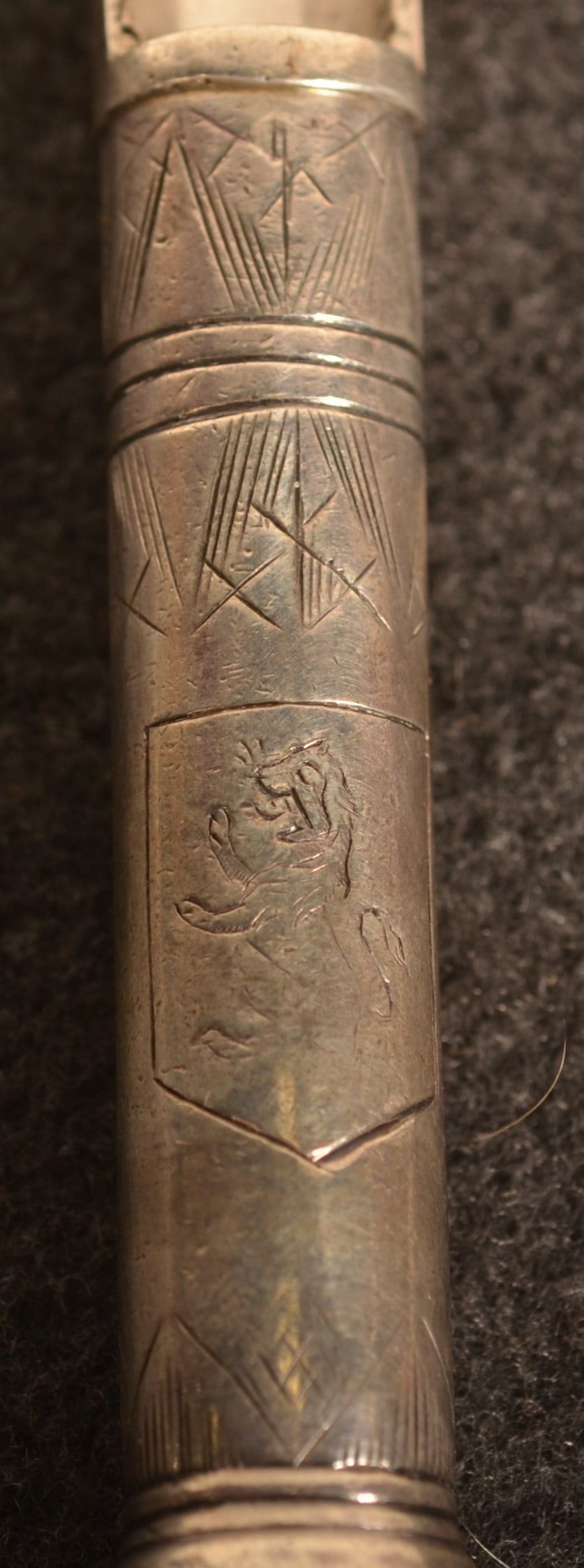 Silver Engraved Apple Corer - 6