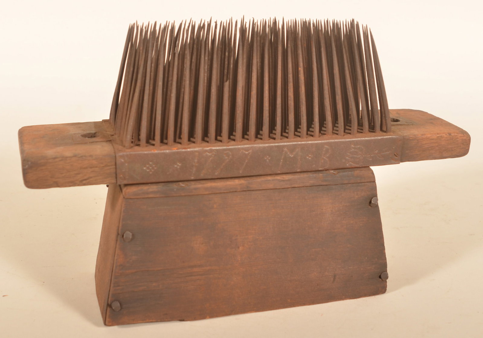 Decorated & Dated 1797 Hatchel w/ Cover (1 of 5)