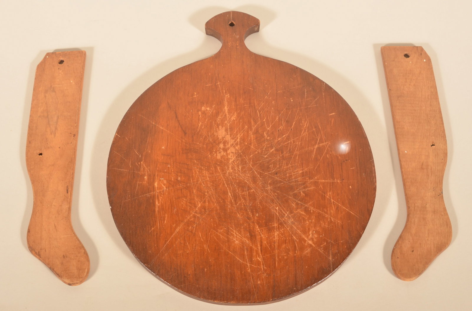 Antique Cutting Board & Children's Sock Stretchers (1 of 2)