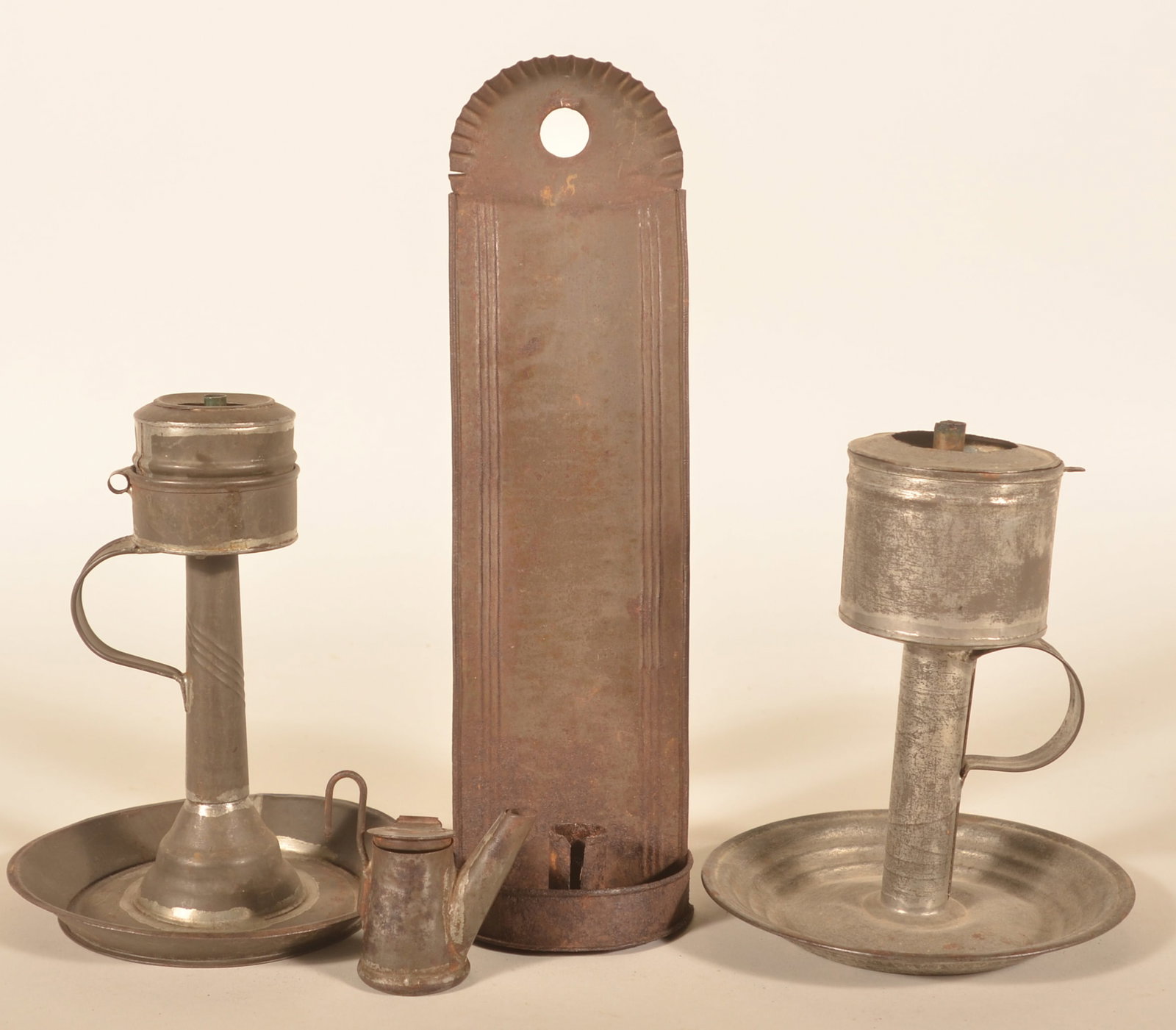 Group of Antique Tin Lighting (1 of 2)