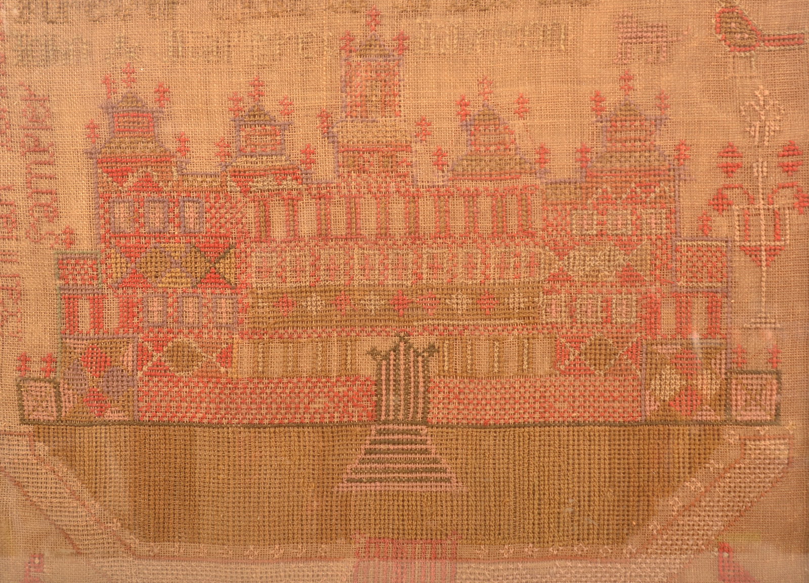 Antique Needlework "Hannah Johnson's" Sampler - 2