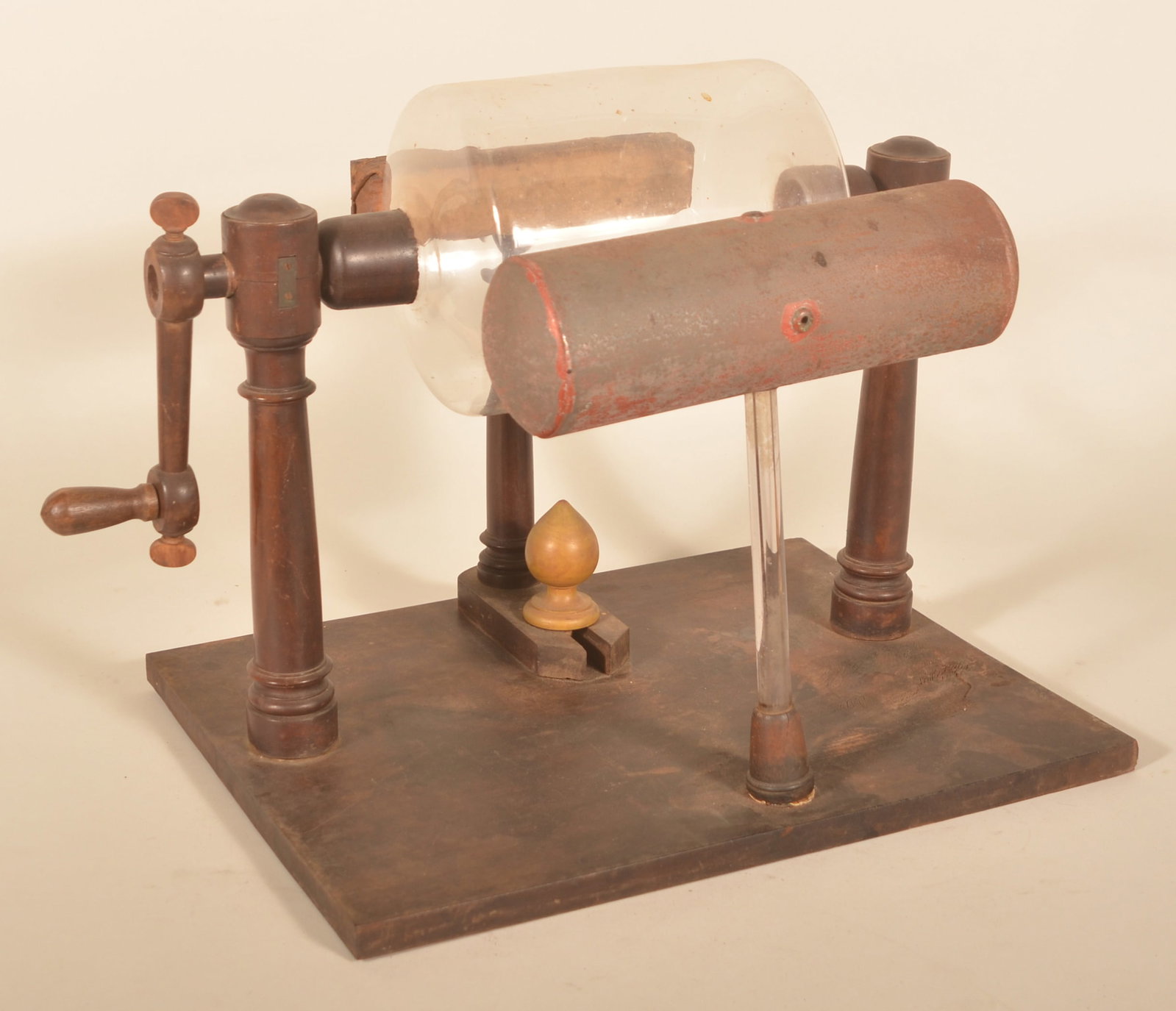 Antique Scientific Electrostatic Barrel Machine (1 of 4)