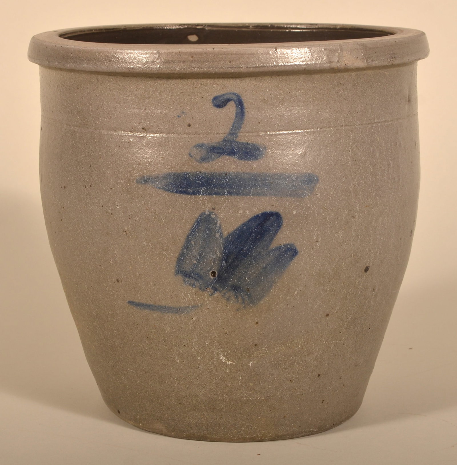 2-Gallon Western PA Freehand-Decorated Store Crock (1 of 3)