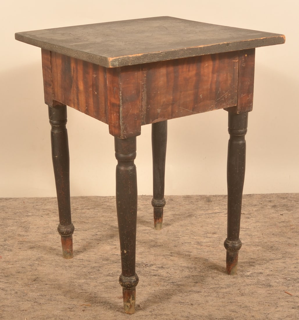 Federal Period Paint-Decorated Work Table (1 of 3)