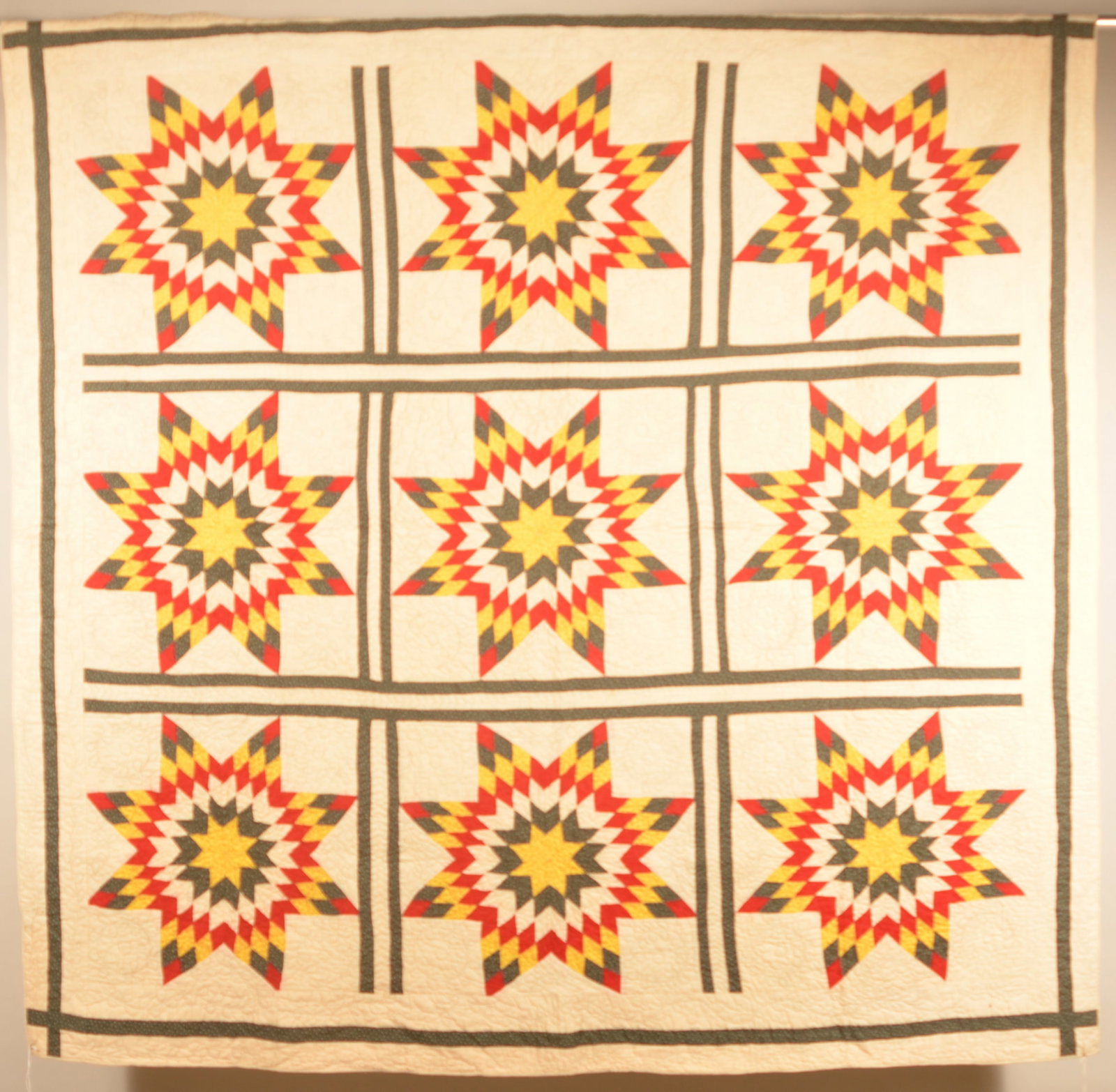 Excellent Antique Star of Bethlehem Quilt (1 of 5)