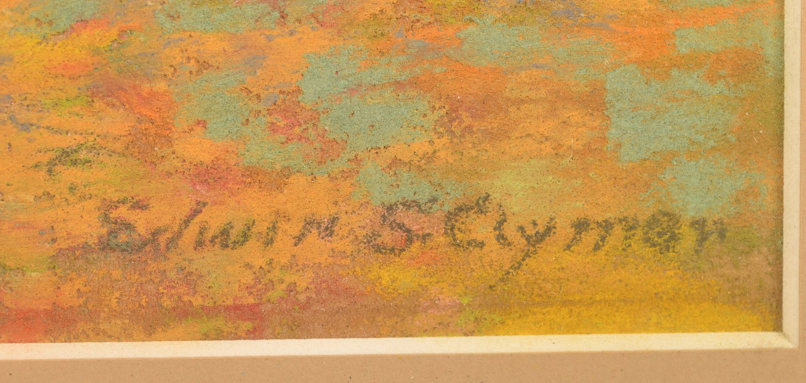 Edwin S. Clymer Signed Pastel - 3