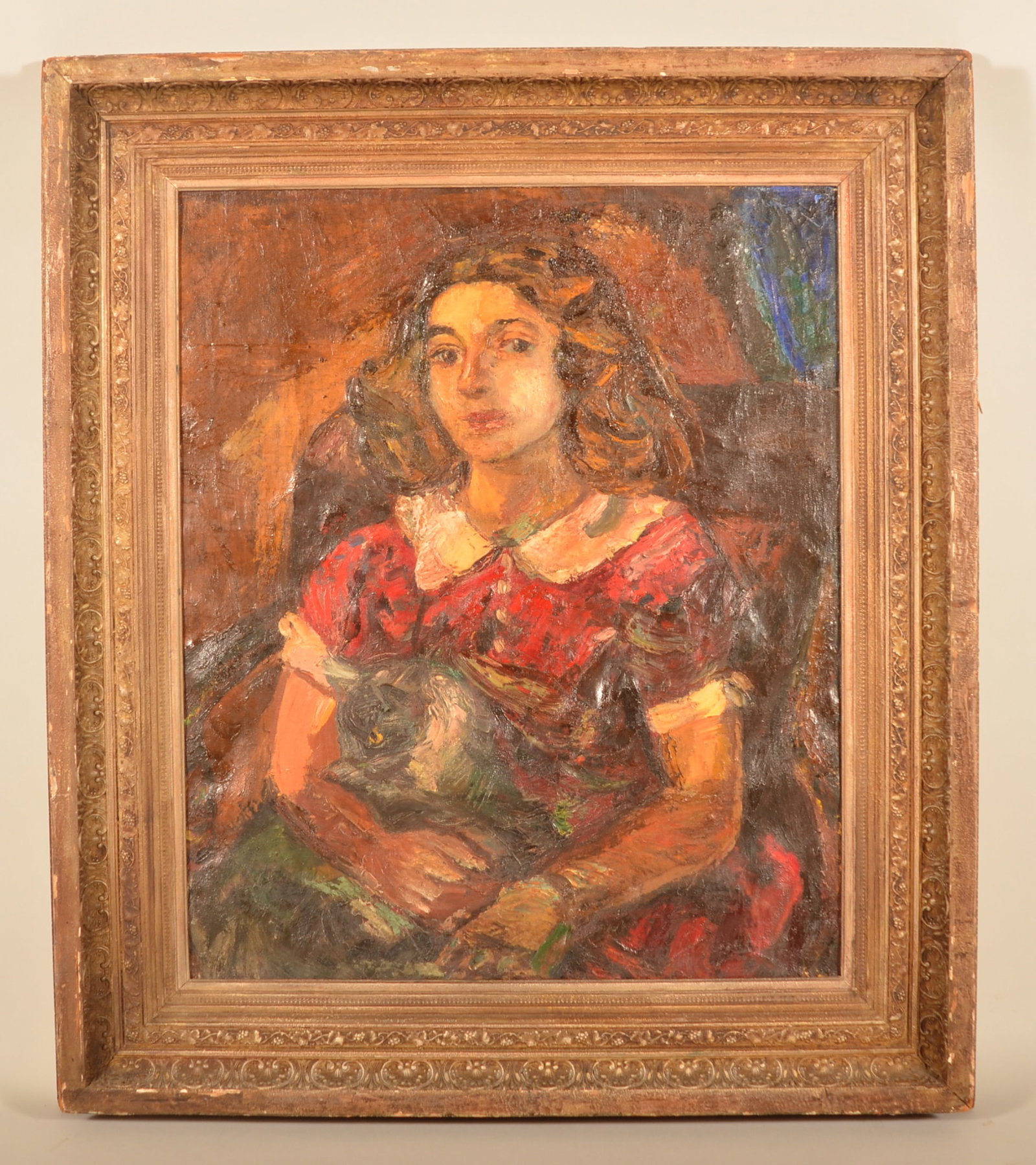 Vernon Newswanger Amish Artist Modernist Painting: Vernon Kiehl Newswanger (1900-1980) was an American artist from Leola, Lancaster County, Pennsylvania. A modernist painter, he travelled to Europe to paint after WWI. His wife Myra and son Christian