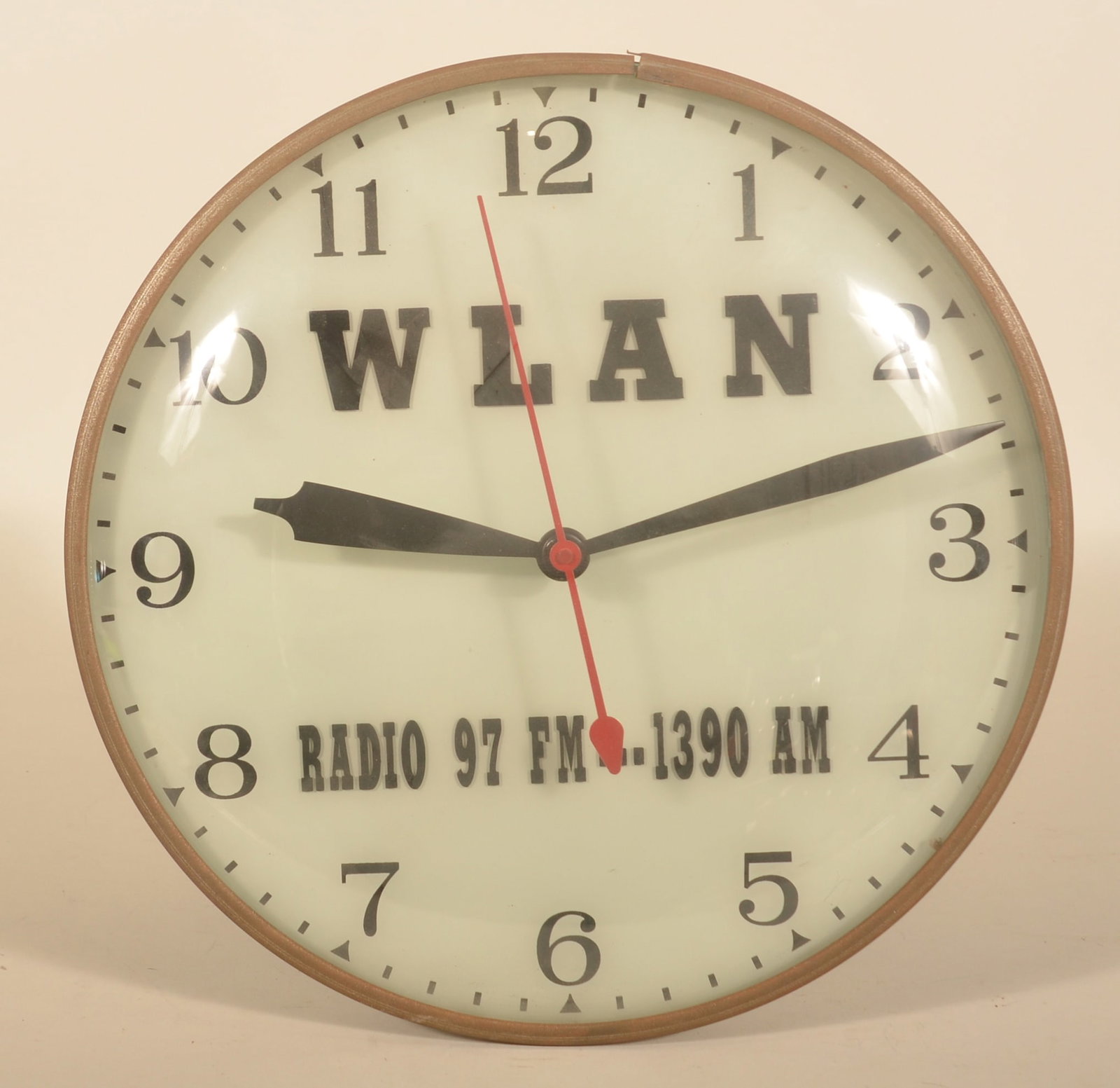 WLAN Lancaster Radio Station Advertising Clock (1 of 3)