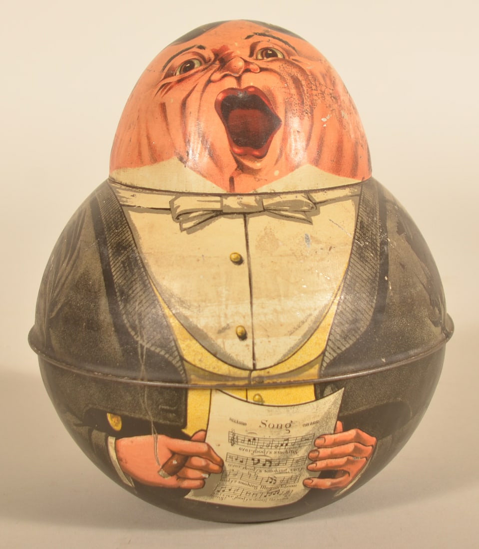 Mayo's Tobacco Singing Waiter Roly-Poly Tin (1 of 4)