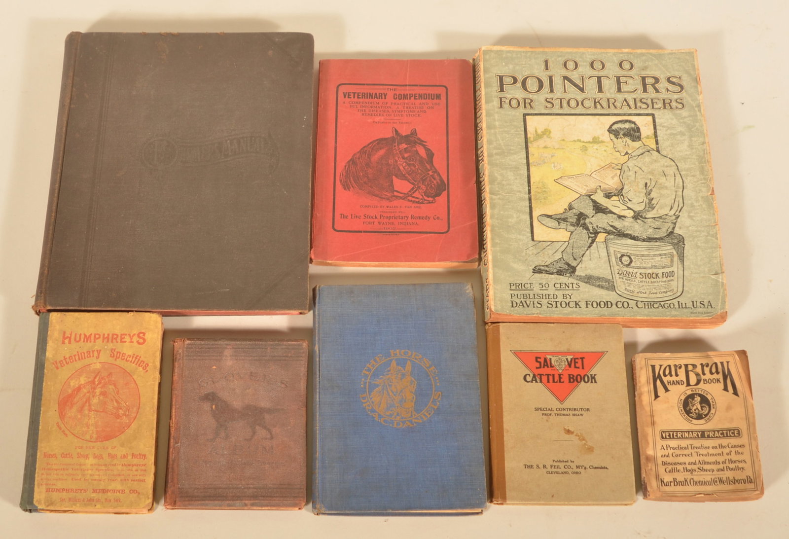 Antique Veterinary Advertising Books For Home Care (1 of 1)
