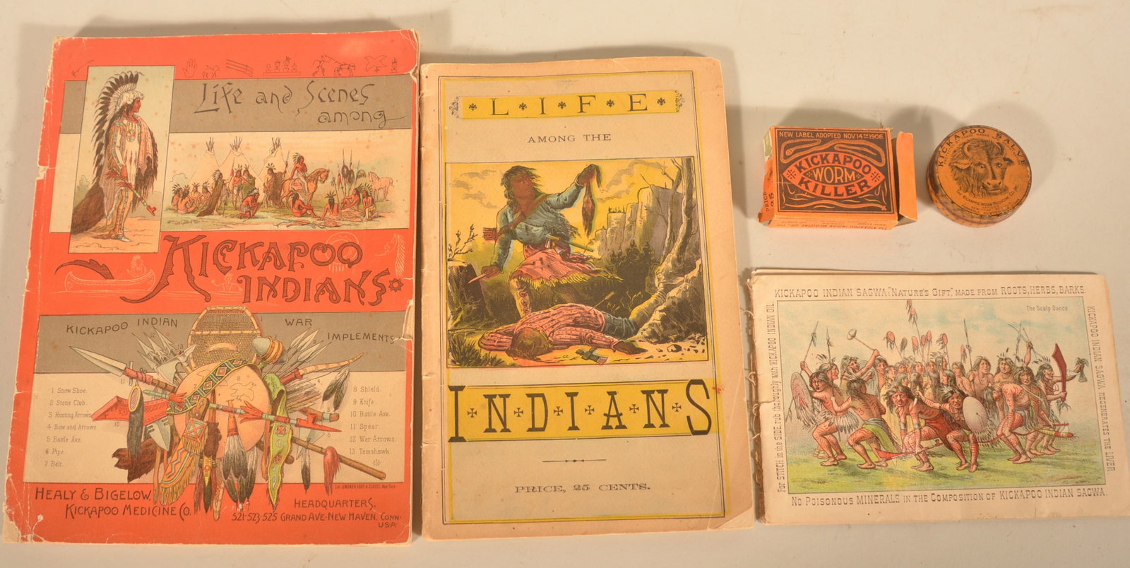 Great Kickapoo Indian Medicine Advertising Group (1 of 2)