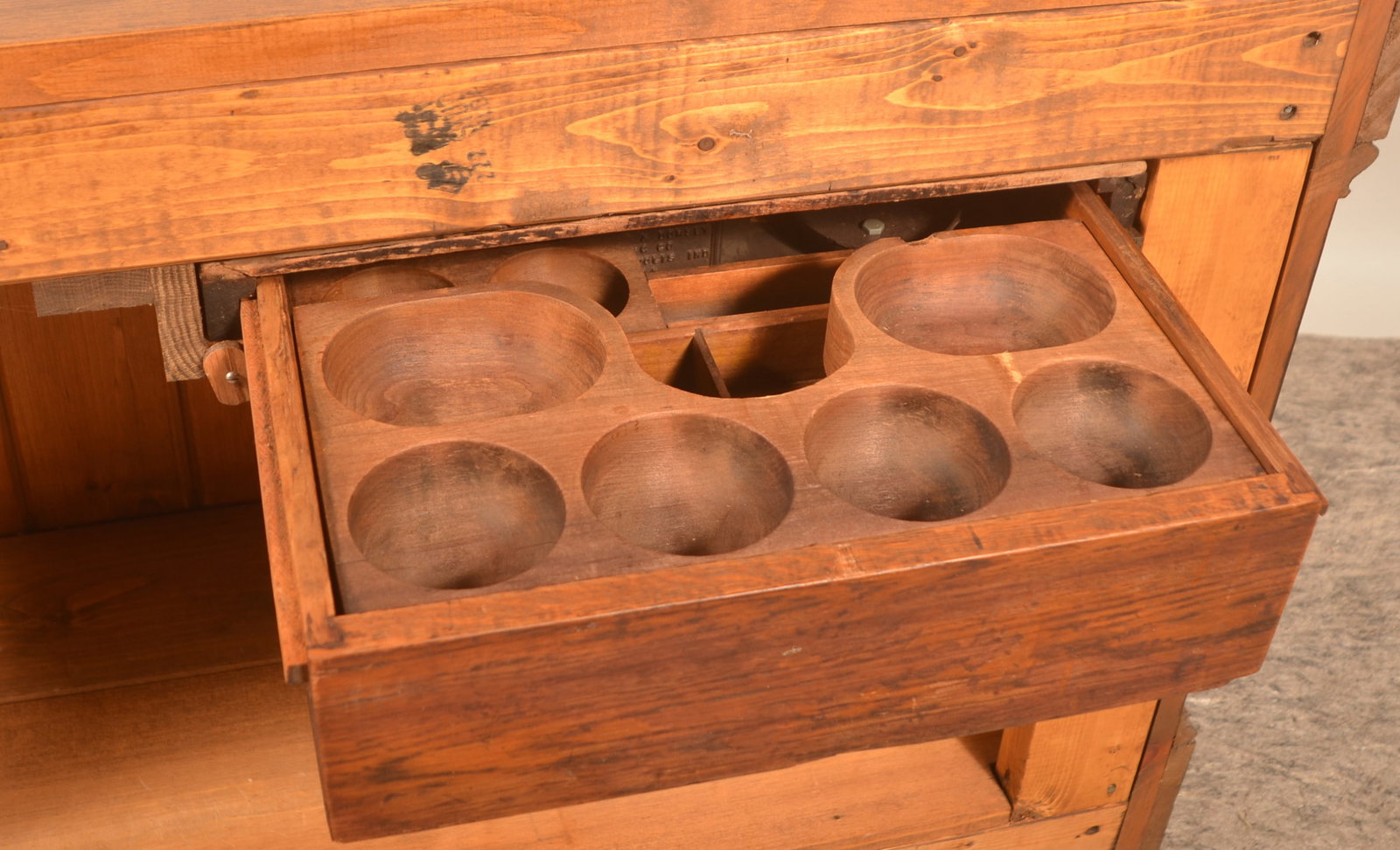 Custom-Made Pine General Store Counter - 4
