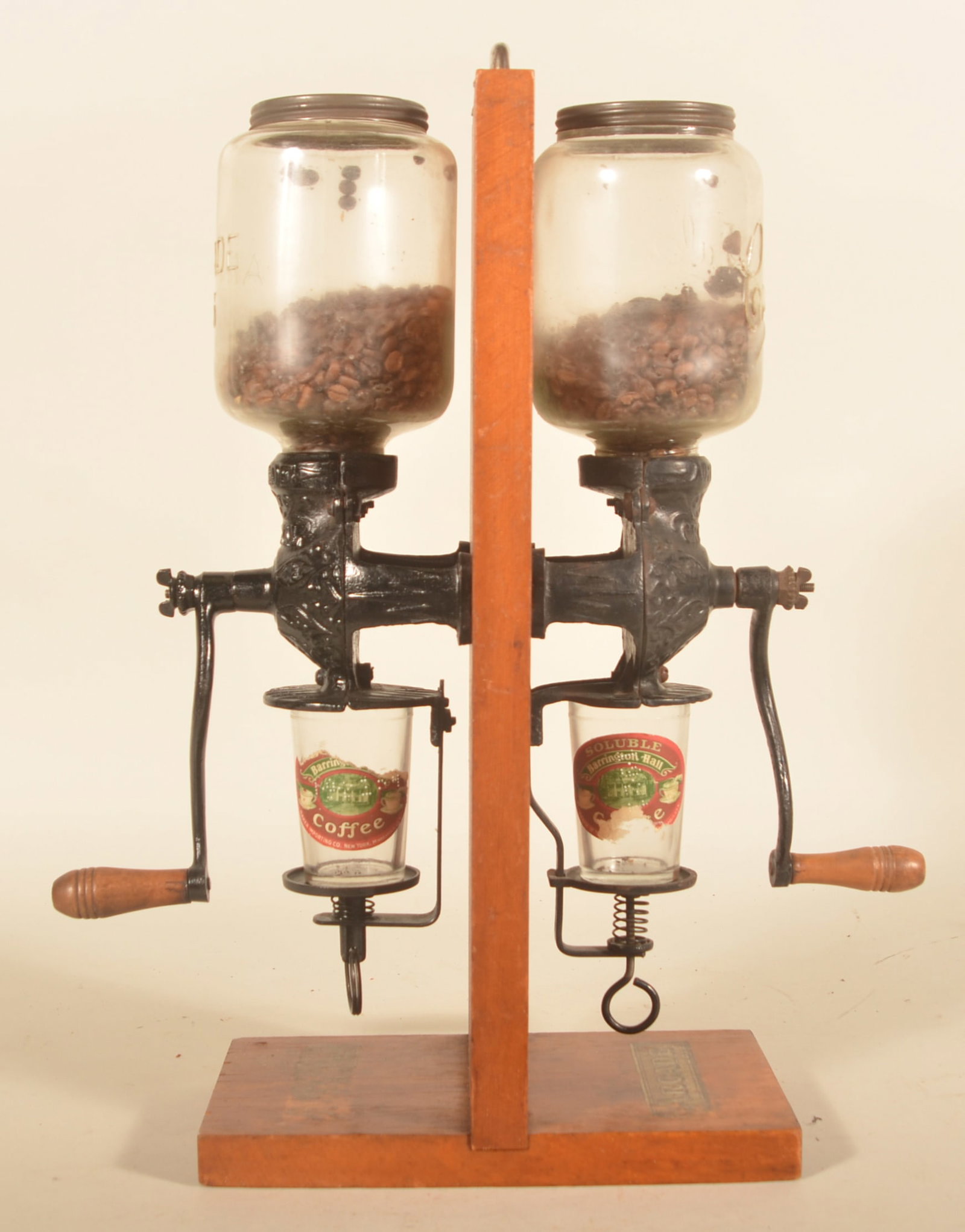Arcade Double-Mounted Wall Coffee Grinder Display (1 of 8)