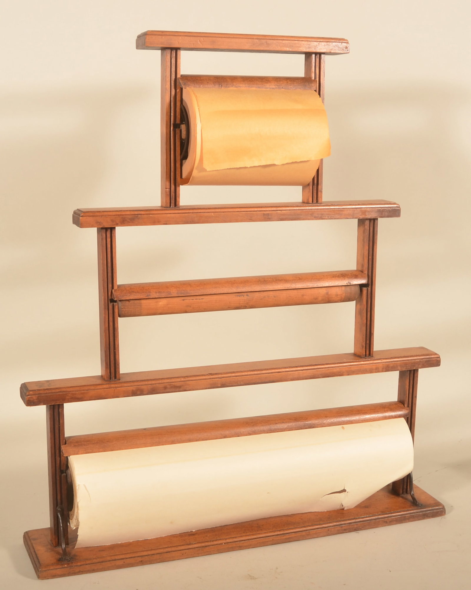3-Tier Wood Country Store Paper Dispenser (1 of 2)