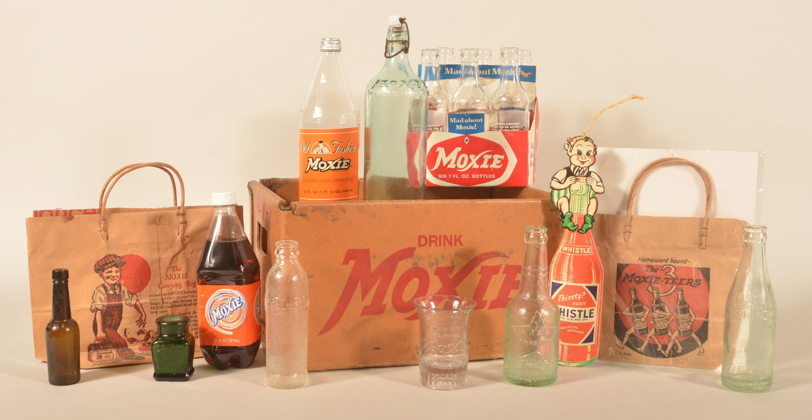 Collection of Whistle & Moxie Soda Pop Advertising (1 of 6)