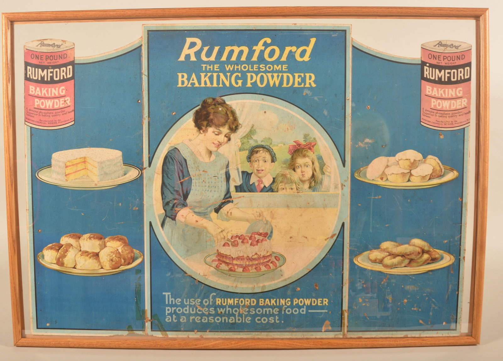 Rumford Baking Powder Tri-Fold Counter Sign (1 of 4)