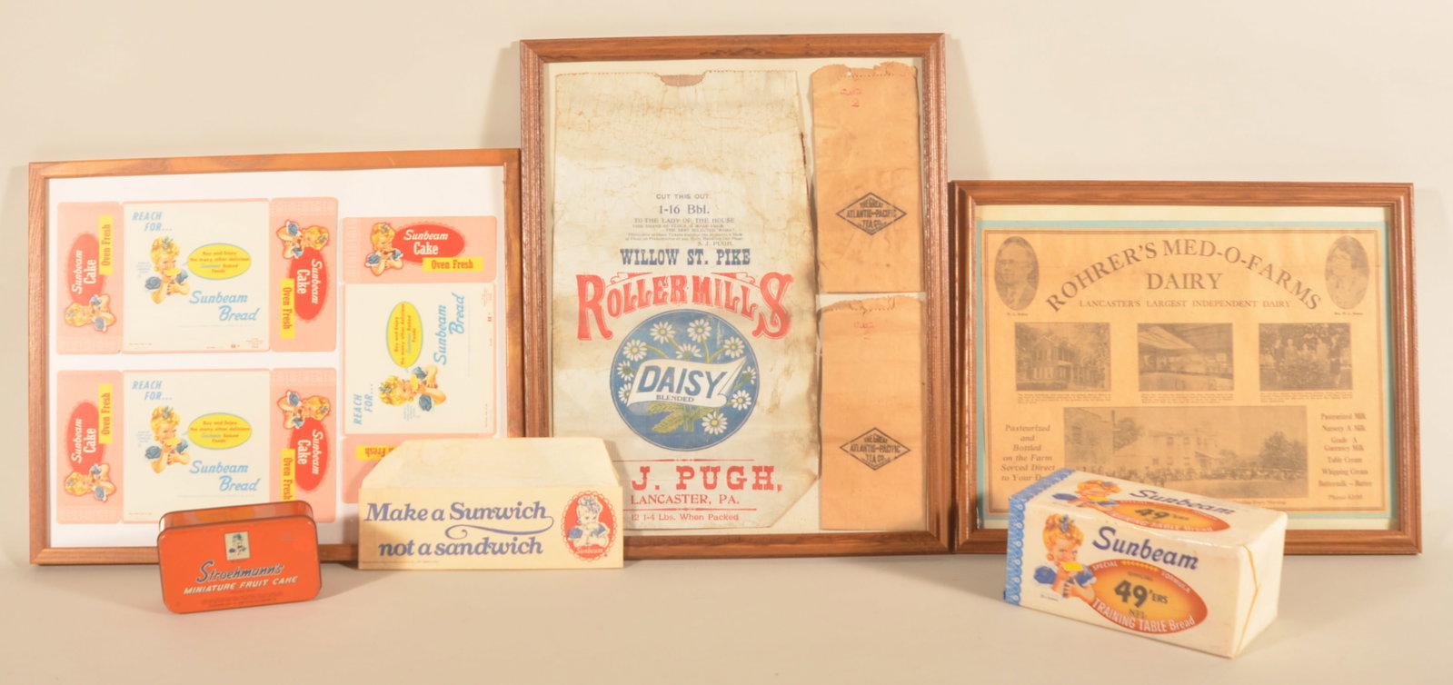 Sunbeam, Stroehmann's & Local Advertising Ephemera (1 of 5)