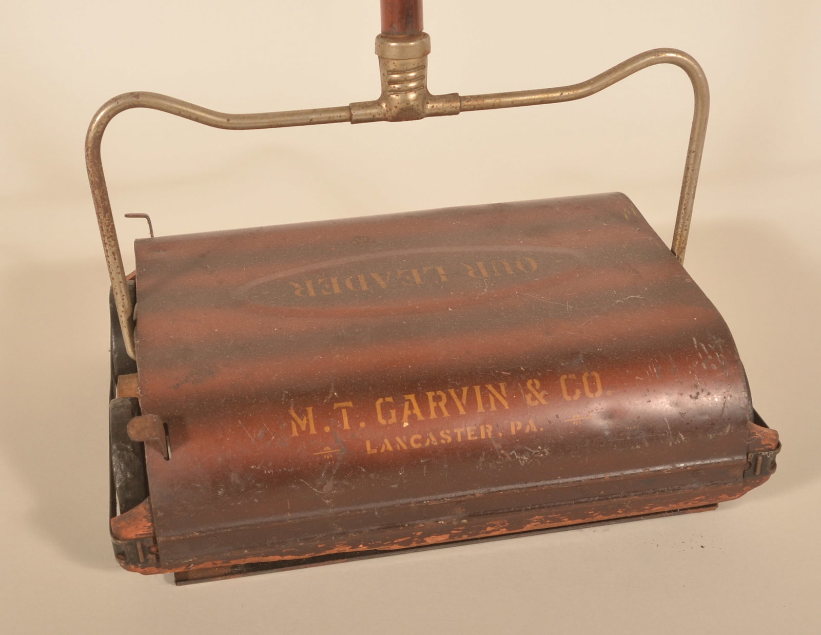 Antique "Our Leader" Sweeper Garvin & Co., Lanc. (1 of 3)