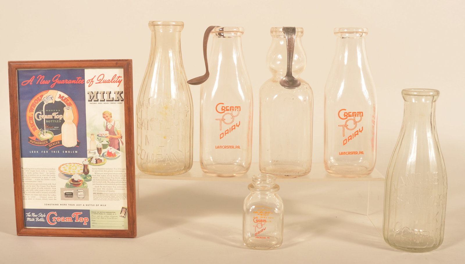 Cream Top & Sanitary Dairy Bottles Lancaster, PA (1 of 2)