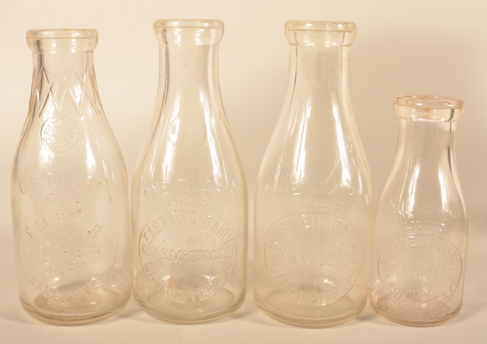 McComsey & Hoar Dairy Lancaster, PA Milk Bottles (1 of 3)