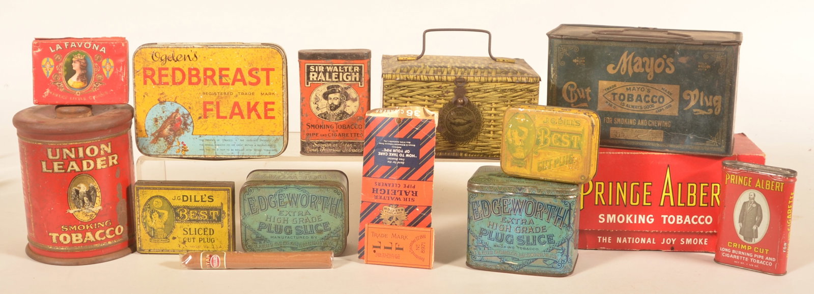 Collection of Vintage Tobacco Tins (1 of 1)