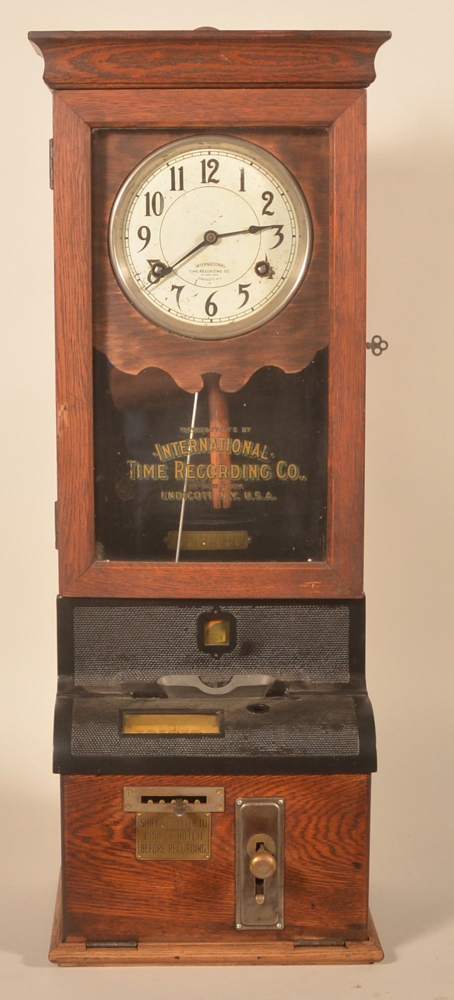 International Time Recording Co Hanging Time Clock (1 of 8)