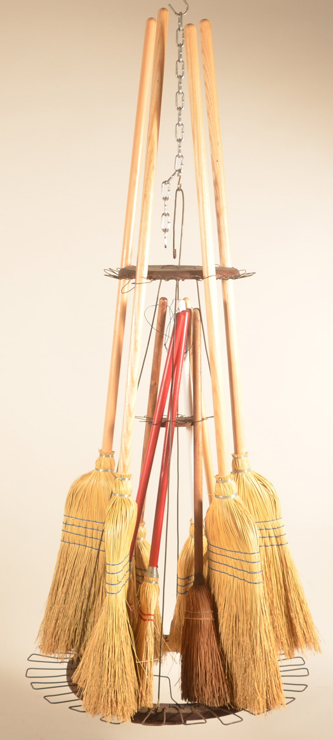 Primitive Hanging Broom Country Store Display (1 of 3)