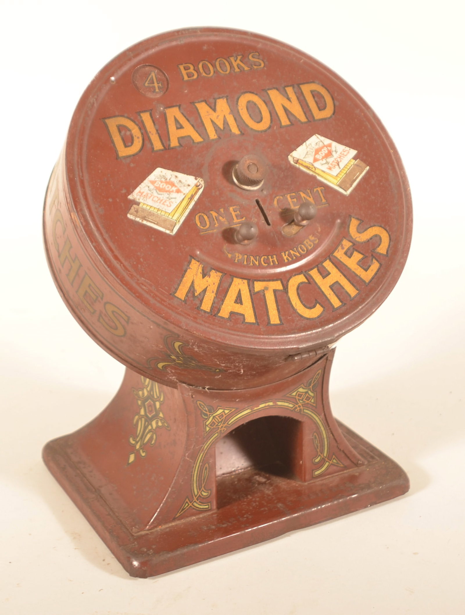Diamond Matches Tin Countertop Dispenser (1 of 7)