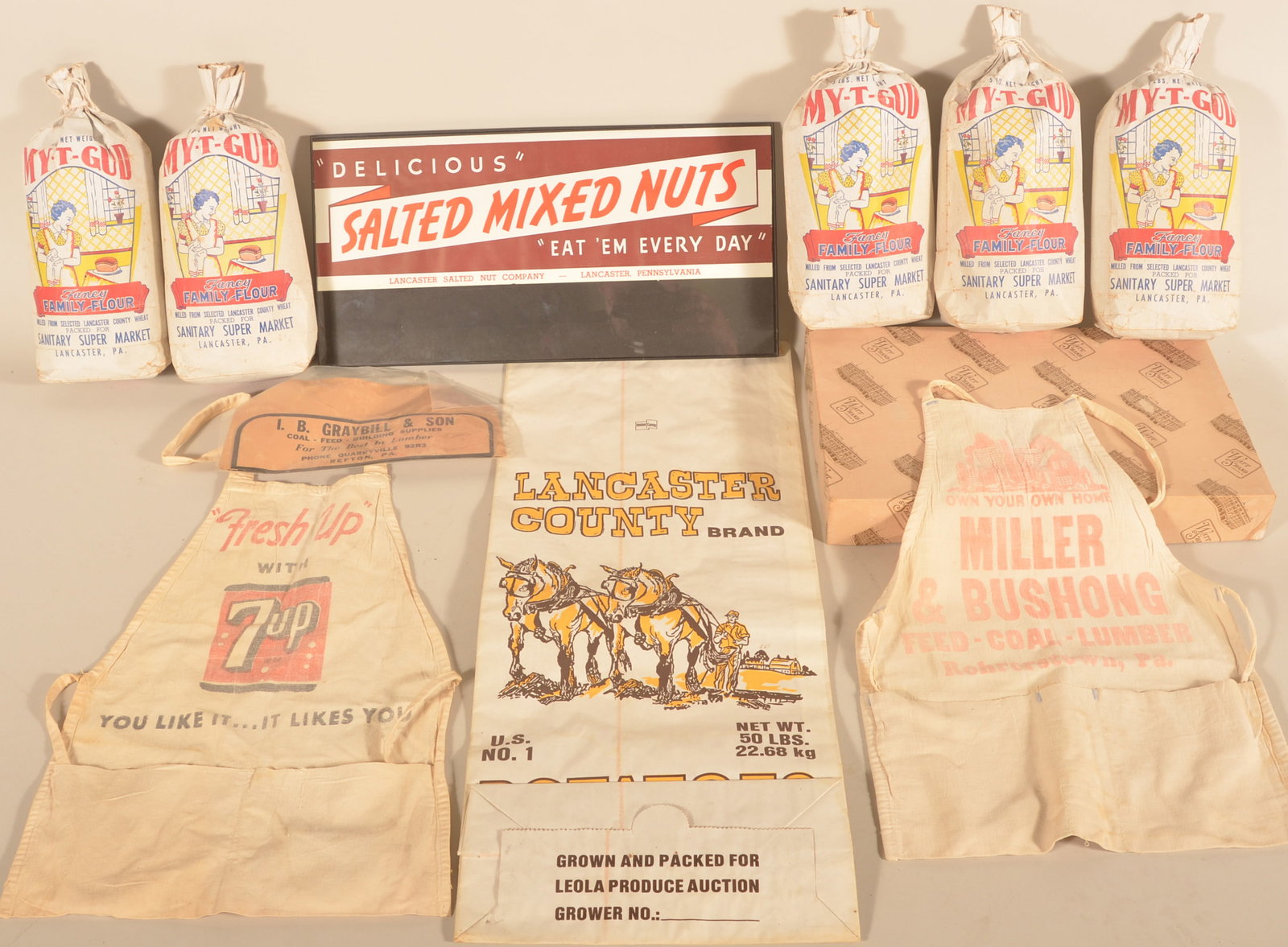 Collection of Lancaster, PA Vintage Advertising (1 of 2)