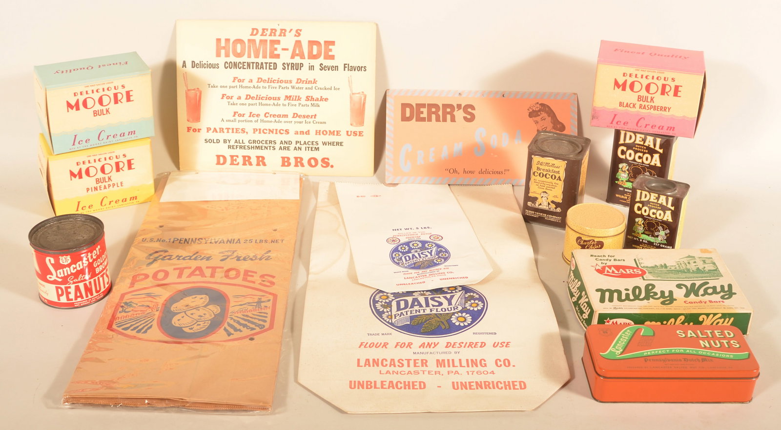 Vintage Lancaster, PA Advertising Tins & Ephemera (1 of 2)