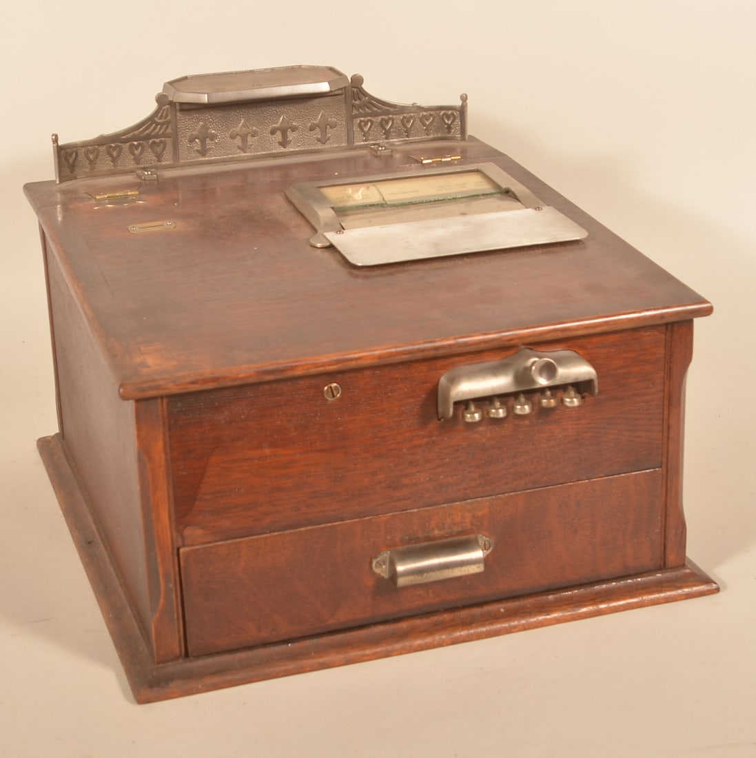 Antique Hough's Security Cash Recorder (1 of 9)