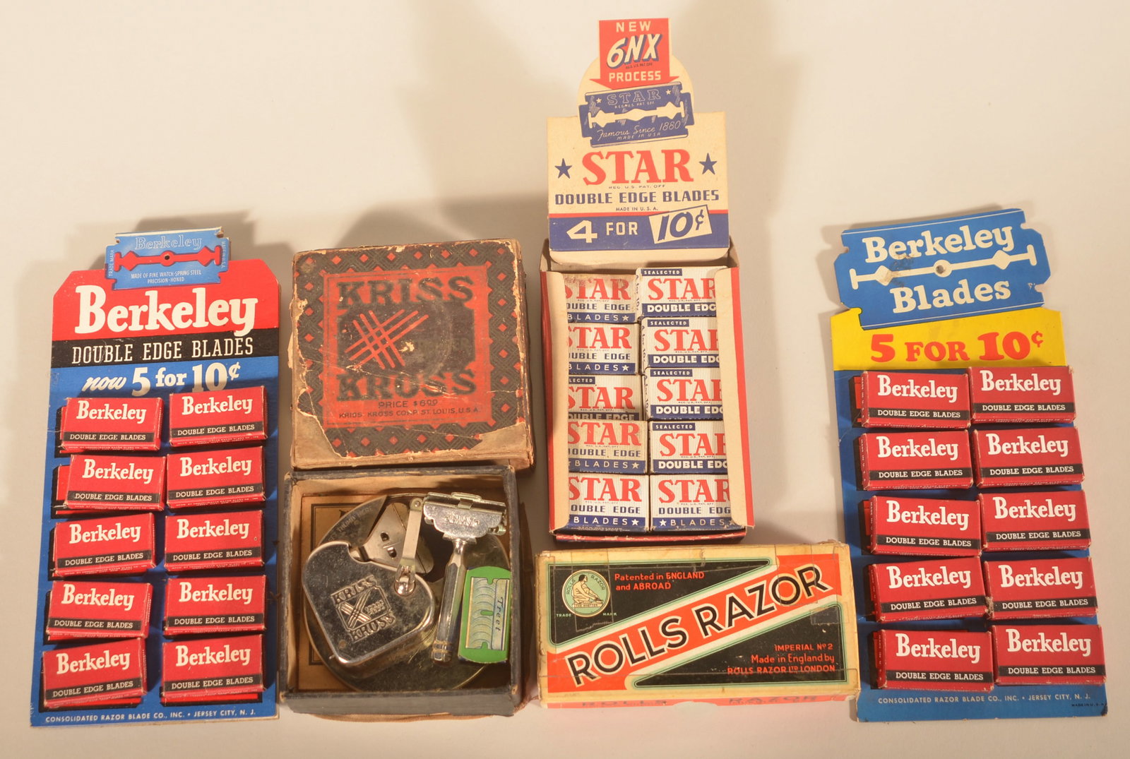 Group of General Store Razor Displays (1 of 2)
