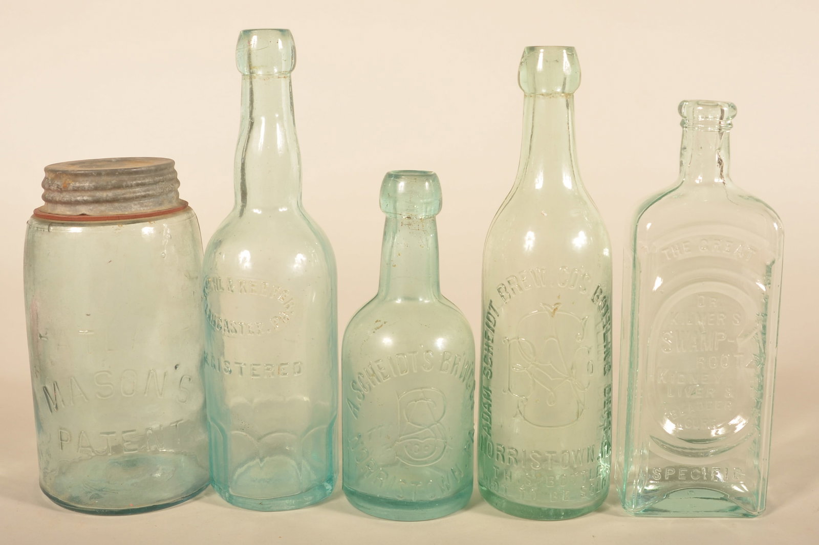 Group Kiehl & Keefer, A.Scheidt's & Other Bottles (1 of 3)