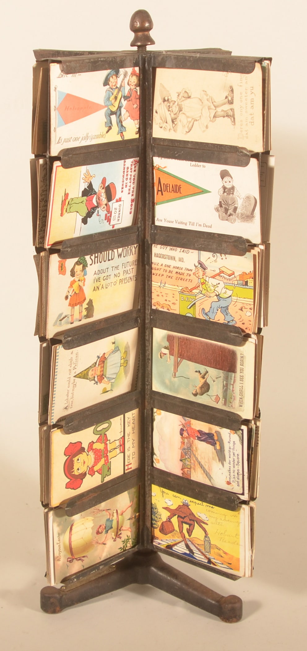 Antique Store Counter Postcard Display - 5