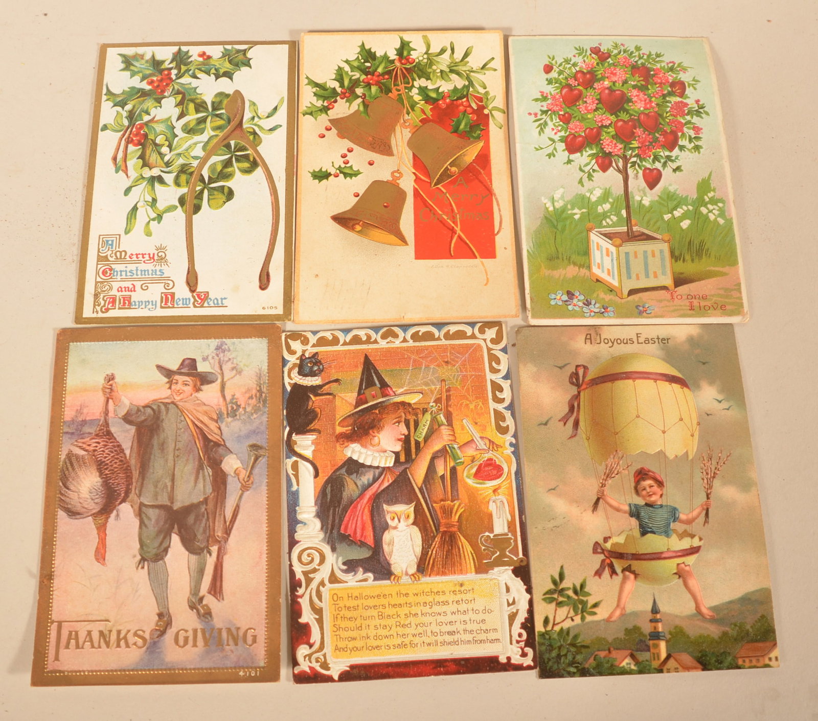 Antique Store Counter Postcard Display - 6