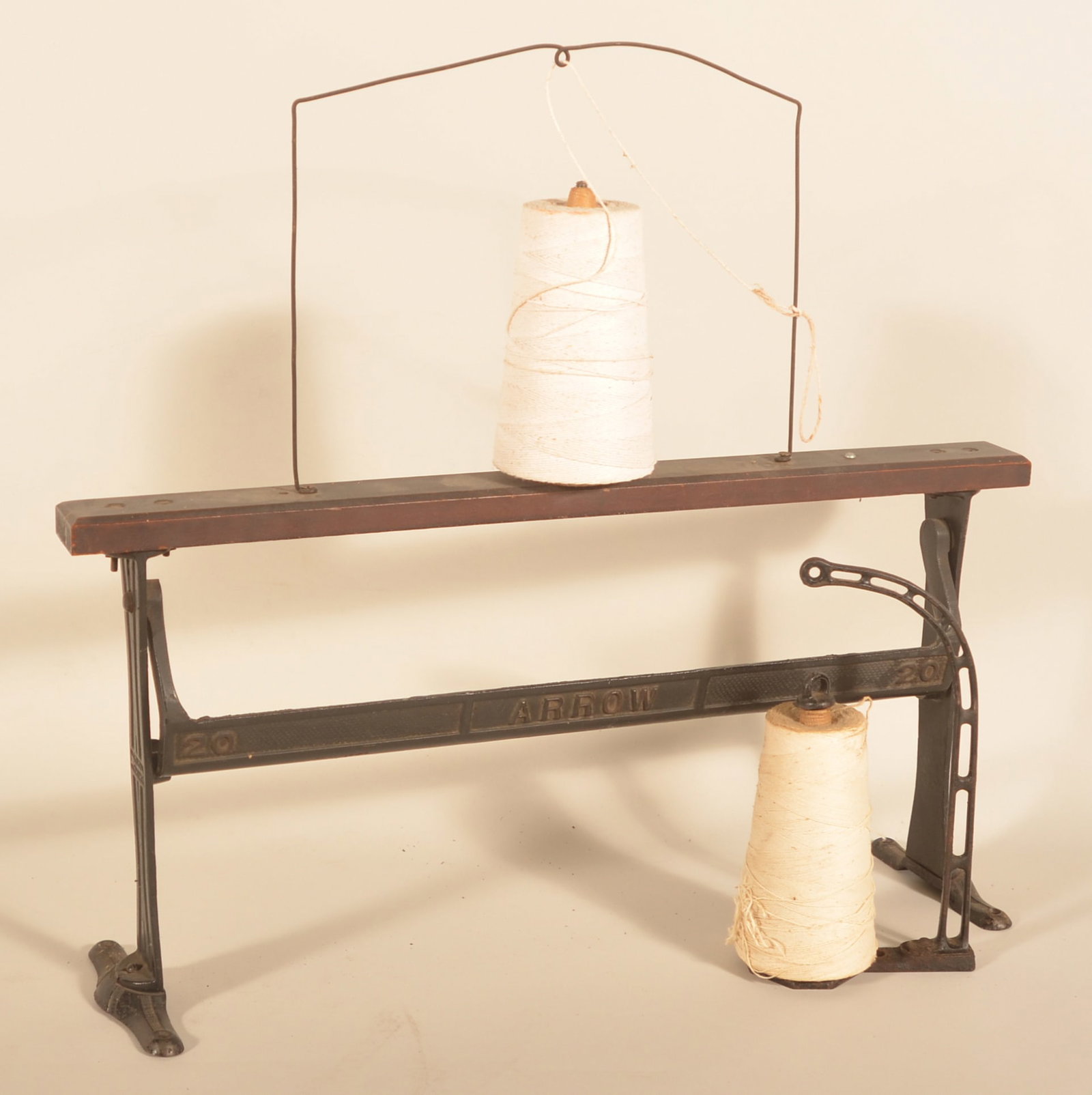 Cast Iron & Wood Counter Paper & String Holder (1 of 4)