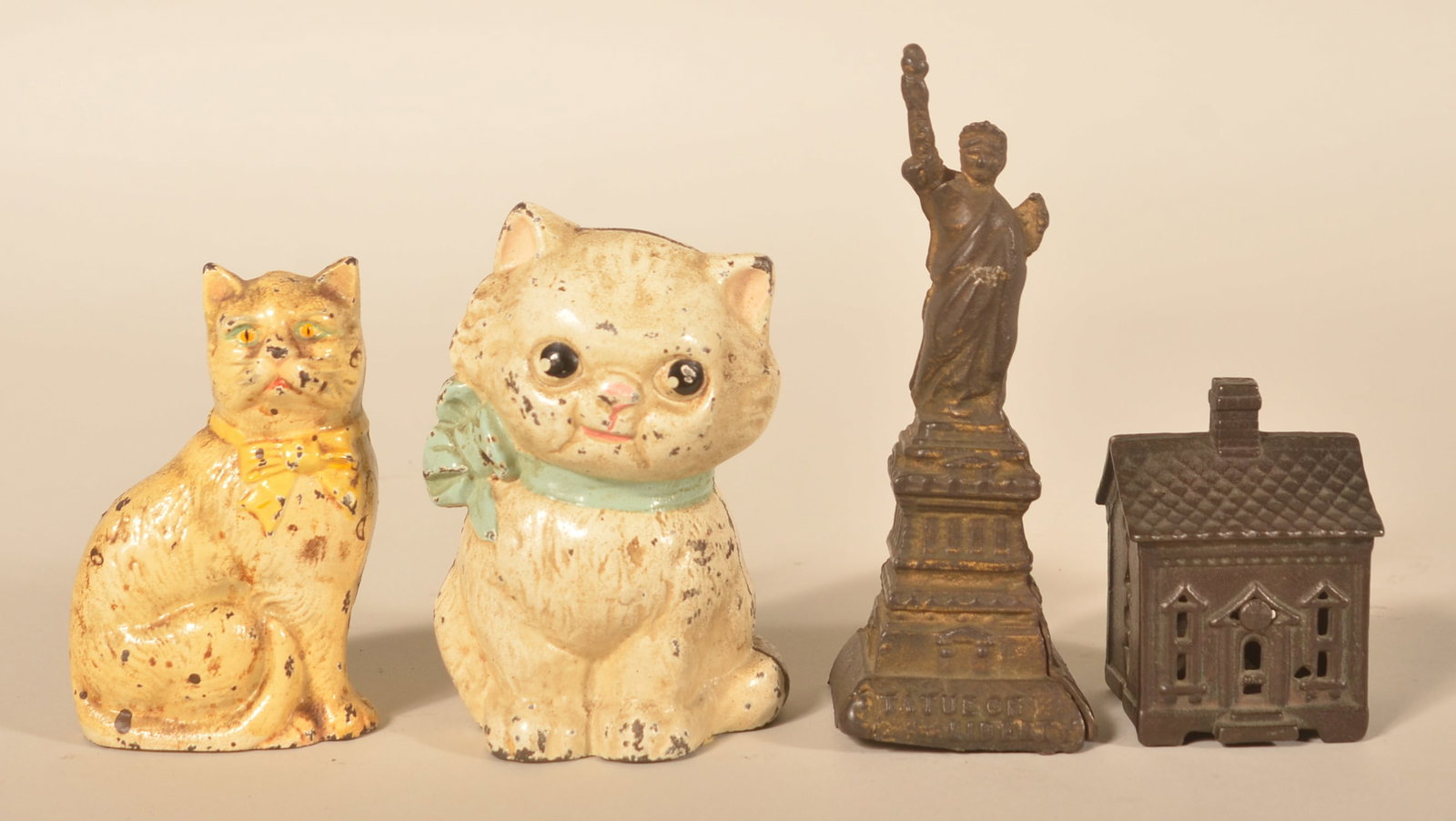 Cast Iron Cats, House, Statue of Liberty Banks (1 of 2)