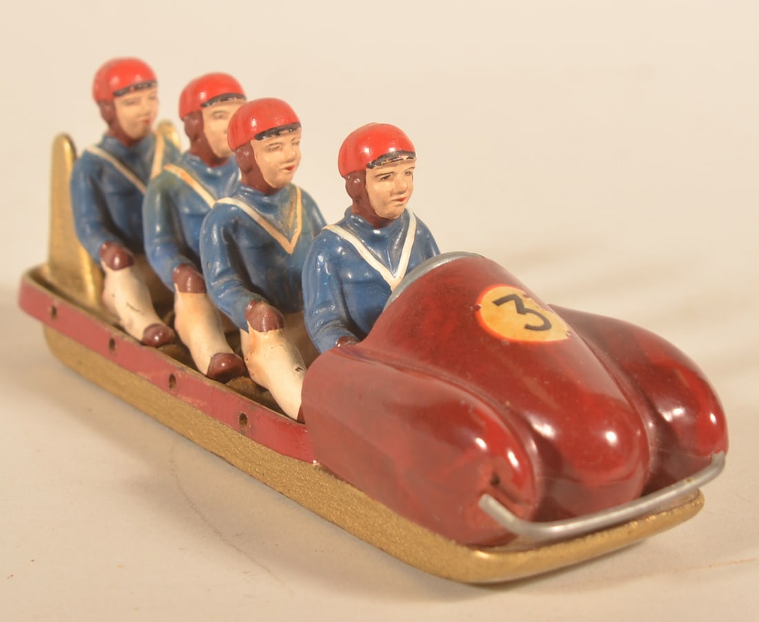 Karl Heusser 4-Man Toy Hela-Bob Bobsled (1 of 5)