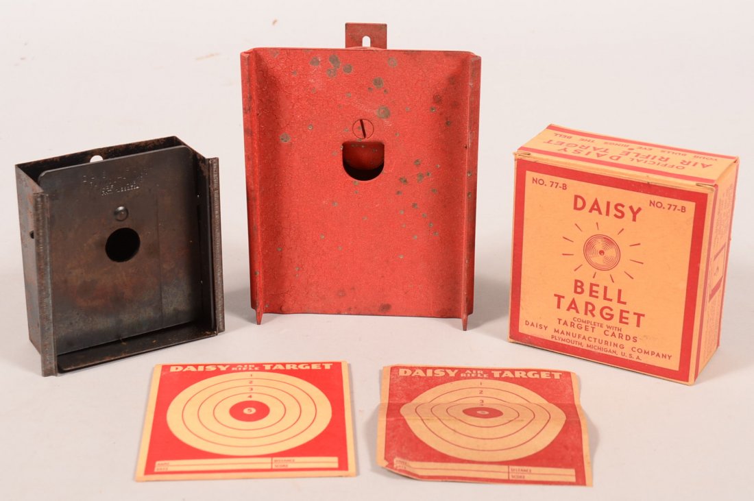 Lot of (2) air rifle bell targets Daisy No. 77B in its