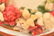 Victorian Fruit and Floral Yarn Work Wreath. Mounted in - 2