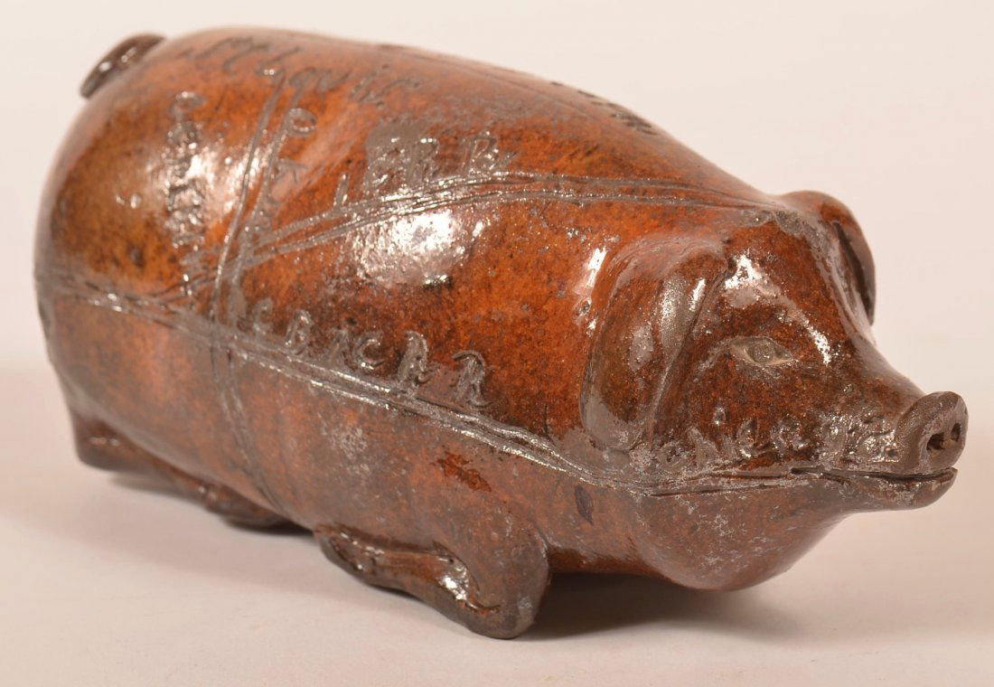 Rare 19th Century Anna Pottery (Illinois) Glazed