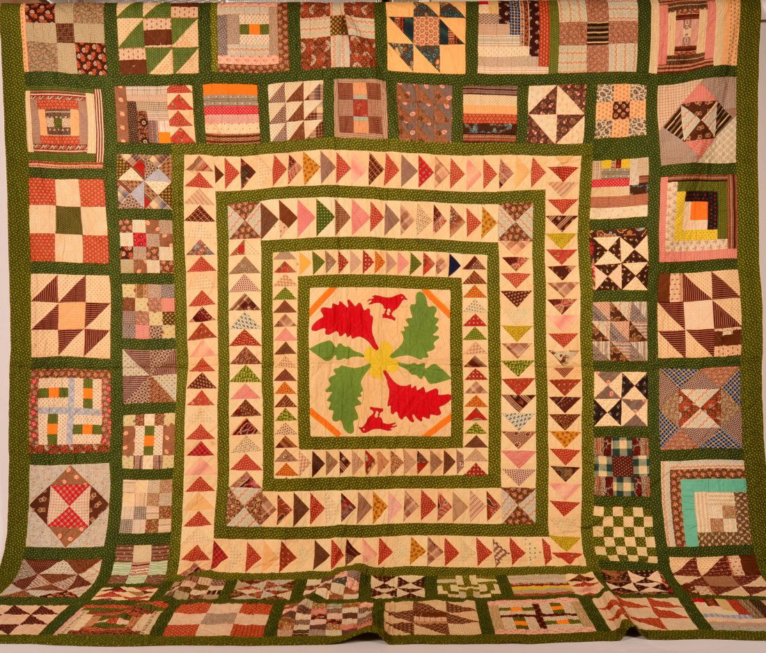 Pennsylvania Moravian Sample Block Quilt.