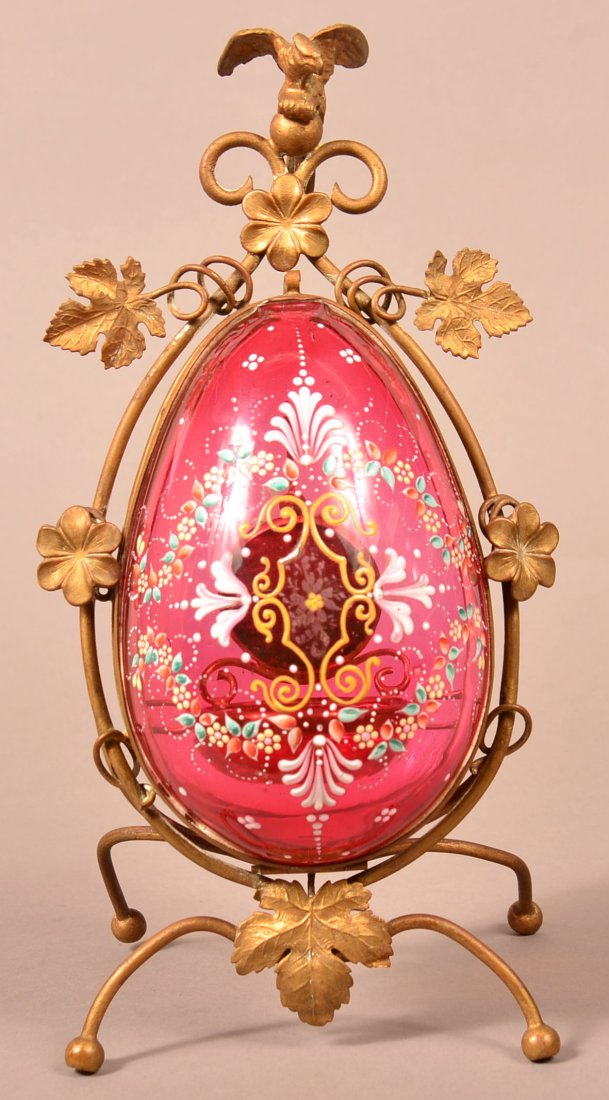 Cranberry Egg form Pocket Watch Holder.