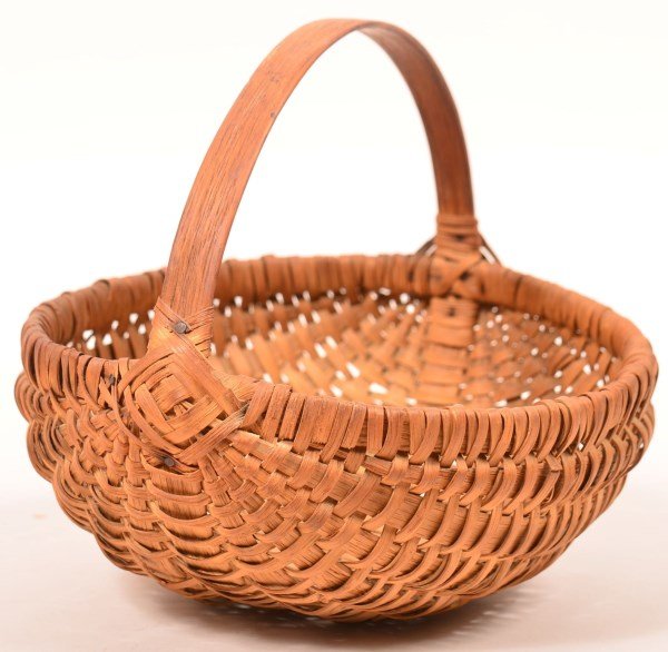 Woven Oak Splint Egg Basket. (1 of 3)