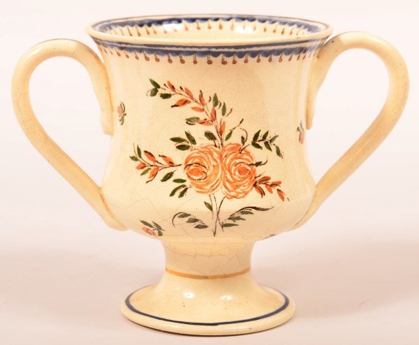 Leeds Soft Paste China Loving Cup. (1 of 4)
