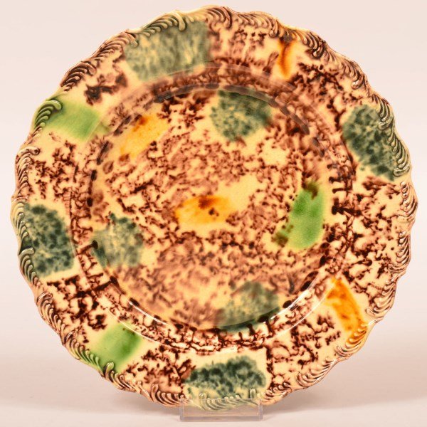 Wheildon Ware Scalloped Edge Plate. (1 of 2)