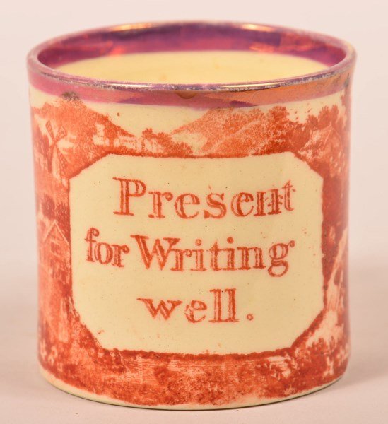 Luster Transfer Decorated Child's Mug. (1 of 3)