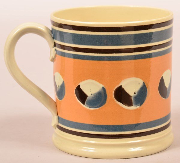 Don G. Carpentier Cat's Eye Pattern Mocha Mug. (1 of 3)
