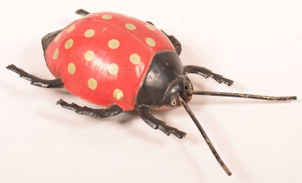 S. Gunthermann Tin Lithograph Windup Ladybug. (1 of 3)