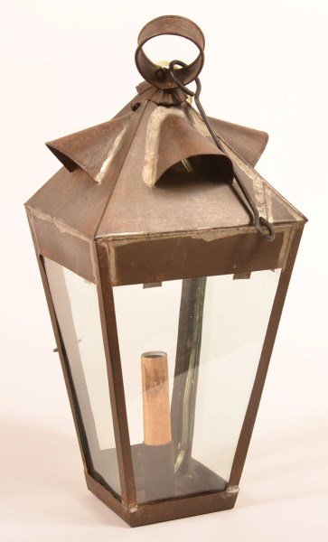 19th Century Tin Candle Lantern. (1 of 3)